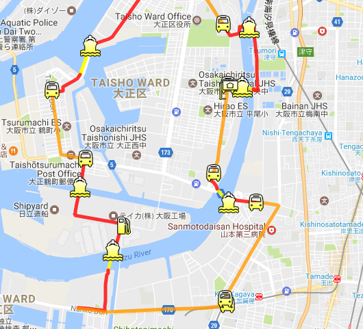 大阪の渡船サイクリング　大正区周辺の概要